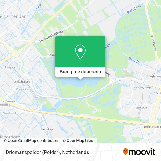 Driemanspolder (Polder) kaart