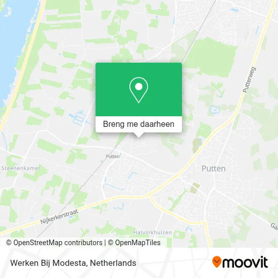 Werken Bij Modesta kaart