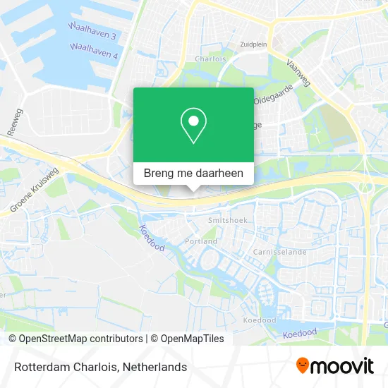 Rotterdam Charlois kaart