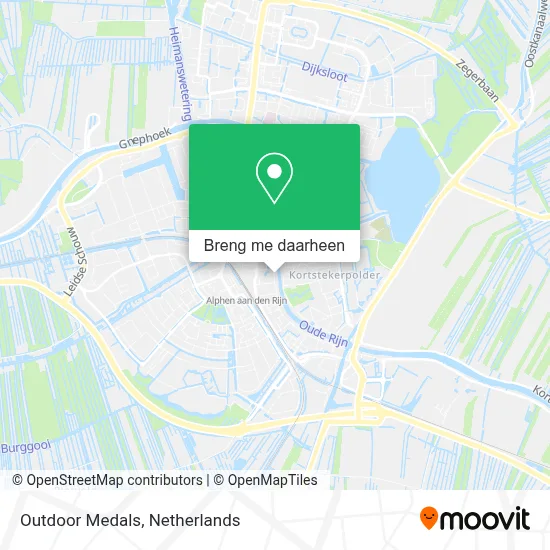 Outdoor Medals kaart