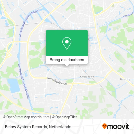 Below System Records kaart