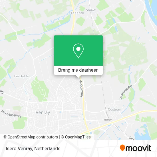 Isero Venray kaart