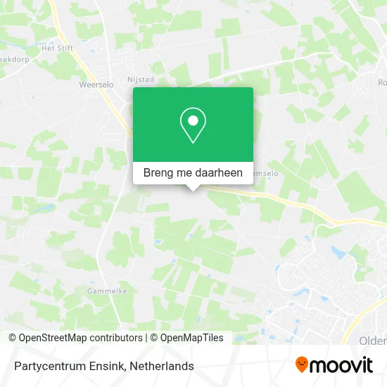 Partycentrum Ensink kaart