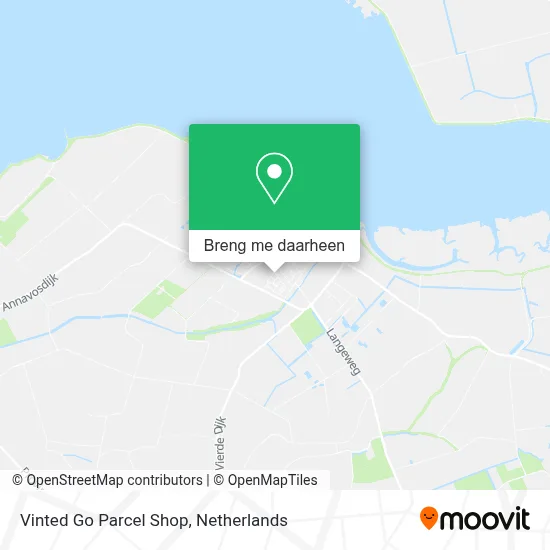 Vinted Go Parcel Shop kaart