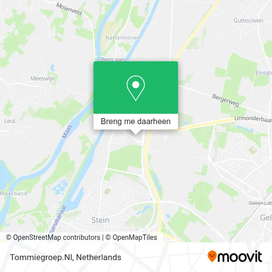 Tommiegroep.Nl kaart