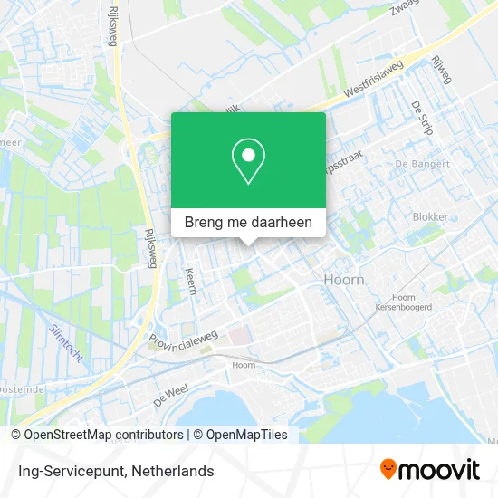 Ing-Servicepunt kaart