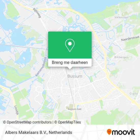 Albers Makelaars B.V. kaart