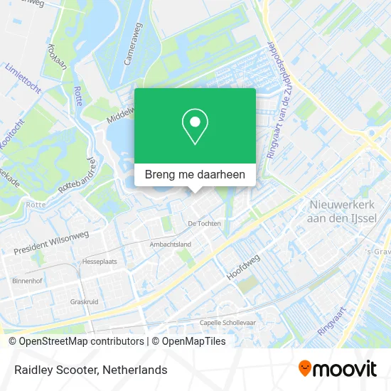 Raidley Scooter kaart