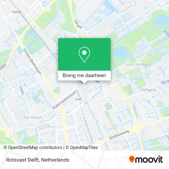 Rotsvast Delft kaart
