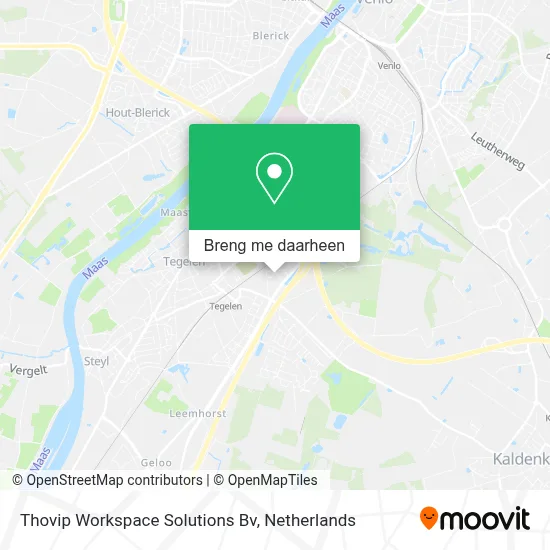 Thovip Workspace Solutions Bv kaart