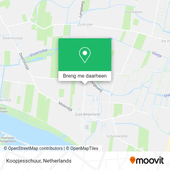 Koopjesschuur kaart