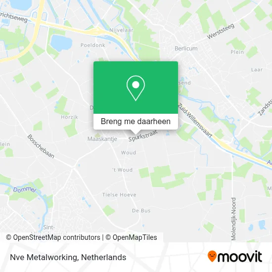 Nve Metalworking kaart