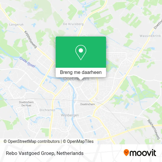 Rebo Vastgoed Groep kaart