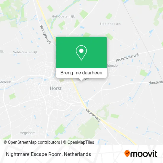 Nightmare Escape Room kaart