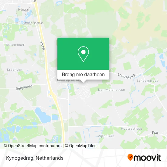Kynogedrag kaart