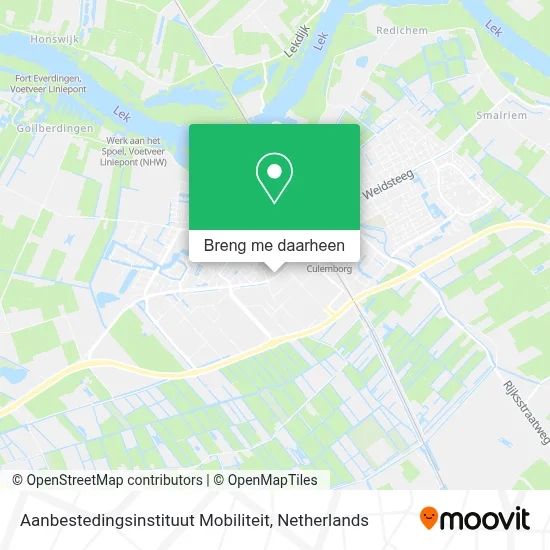 Aanbestedingsinstituut Mobiliteit kaart