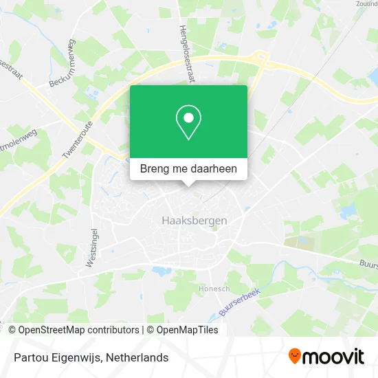 Partou Eigenwijs kaart