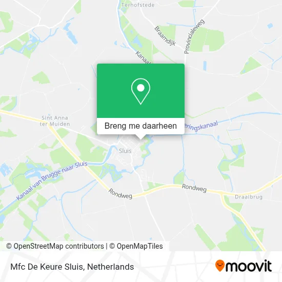 Mfc De Keure Sluis kaart