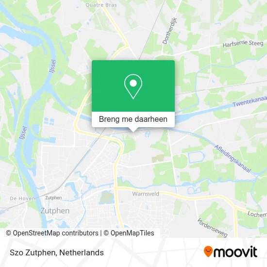 Szo Zutphen kaart