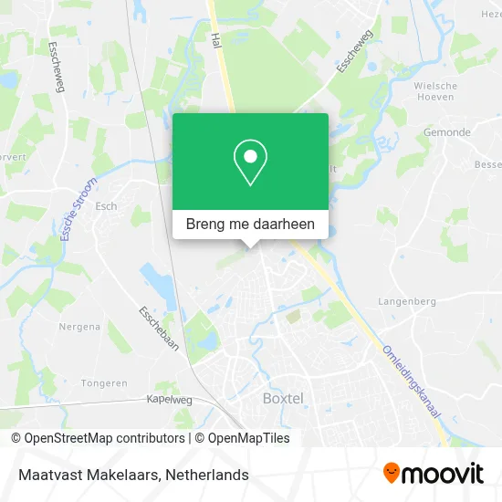 Maatvast Makelaars kaart