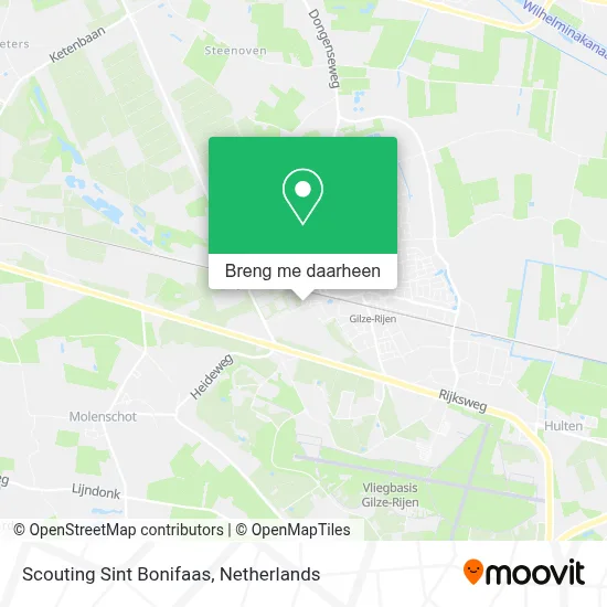 Scouting Sint Bonifaas kaart