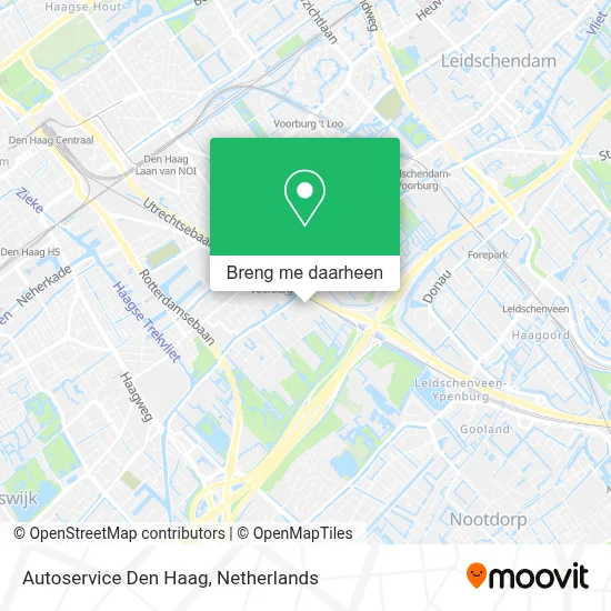 Autoservice Den Haag kaart