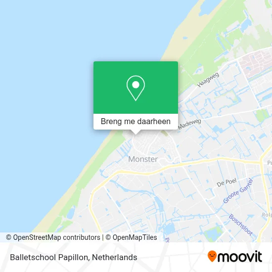 Balletschool Papillon kaart