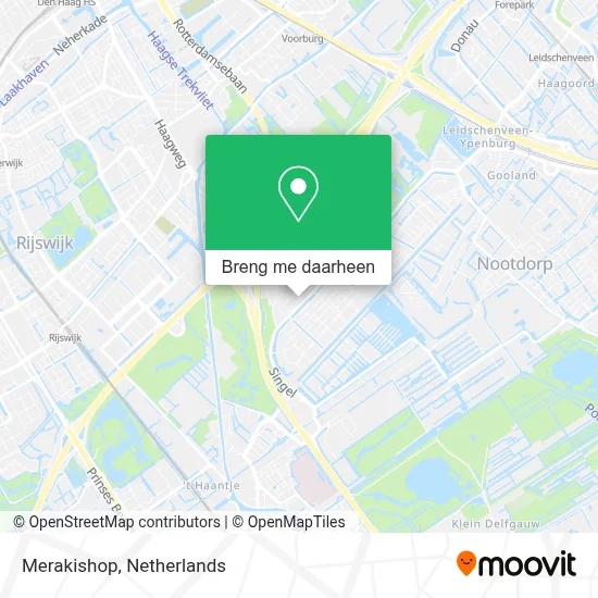 Merakishop kaart