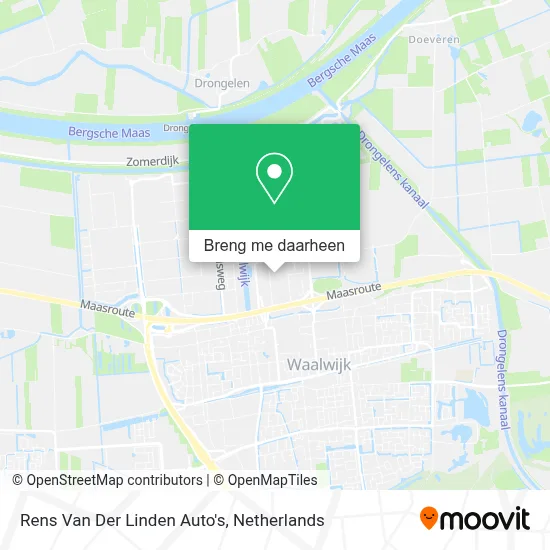 Rens Van Der Linden Auto's kaart