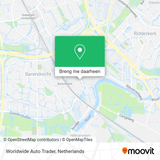 Worldwide Auto Trader kaart