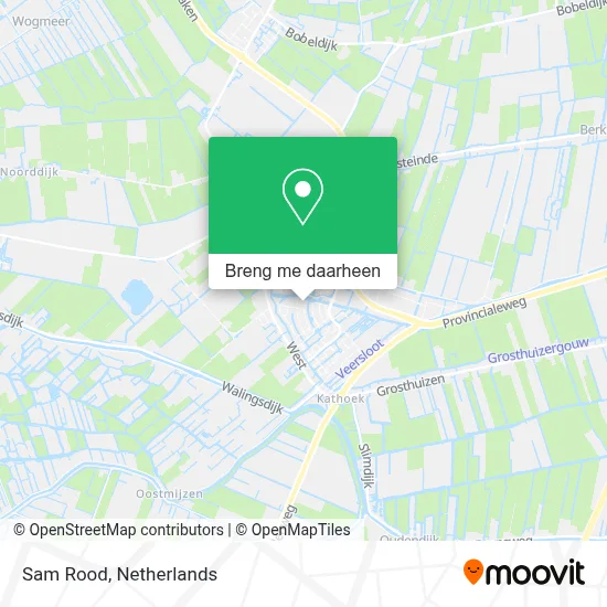 Sam Rood kaart
