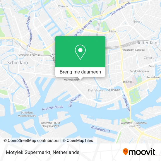 Motylek Supermarkt kaart
