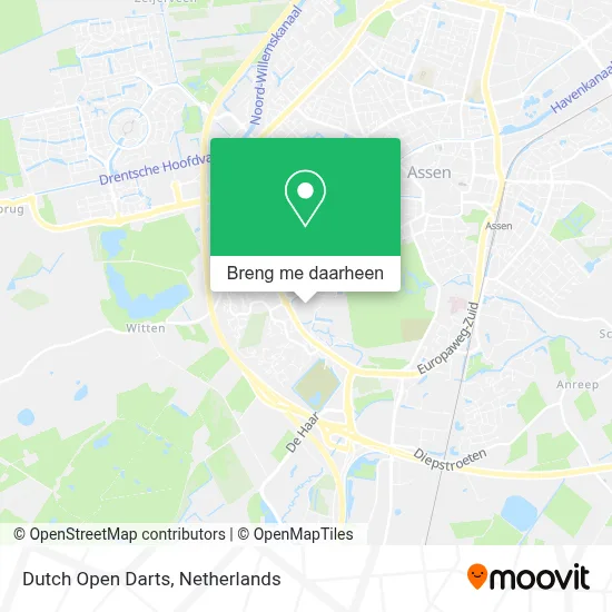 Dutch Open Darts kaart