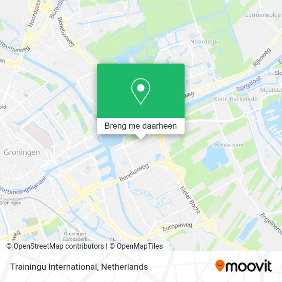 Trainingu International kaart