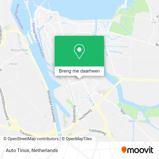Auto Tinus kaart