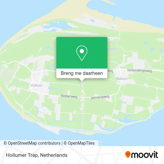 Hollumer Trap kaart
