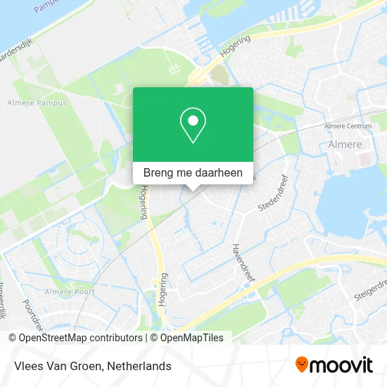 Vlees Van Groen kaart