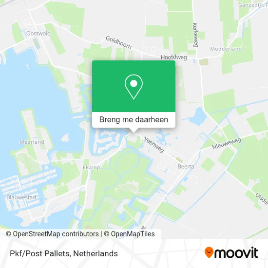 Pkf/Post Pallets kaart