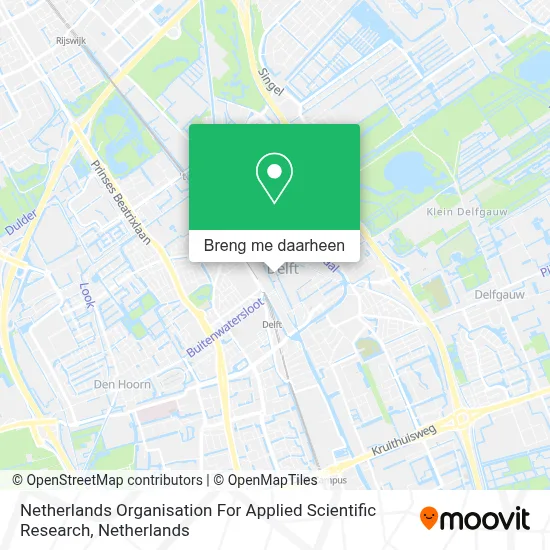 Netherlands Organisation For Applied Scientific Research kaart