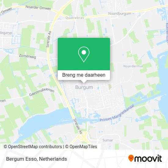 Bergum Esso kaart
