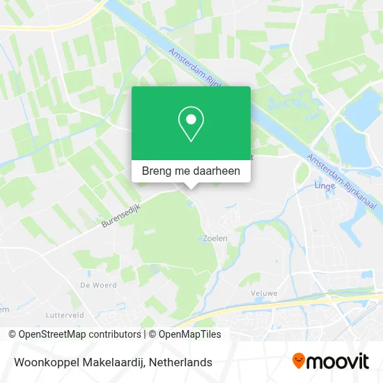 Woonkoppel Makelaardij kaart