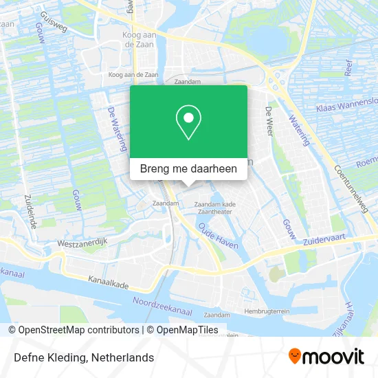Defne Kleding kaart