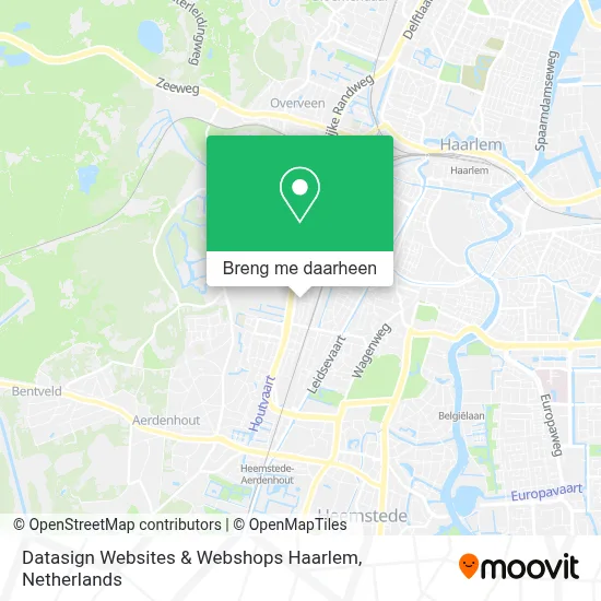 Datasign Websites & Webshops Haarlem kaart