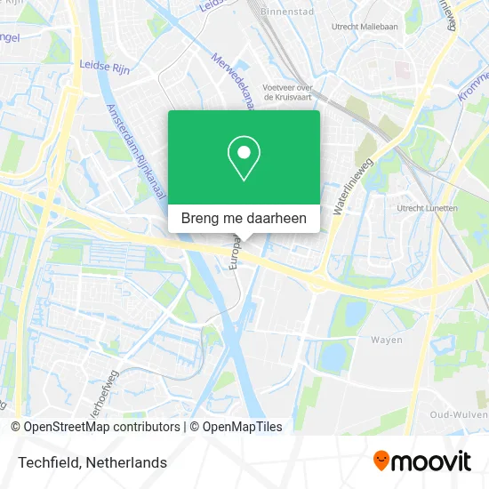 Techfield kaart