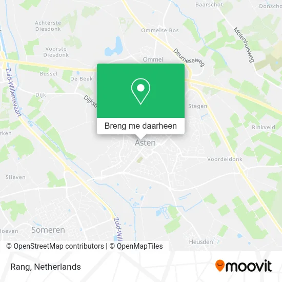 Rang kaart