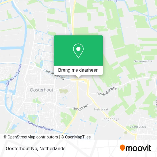 Oosterhout Nb kaart