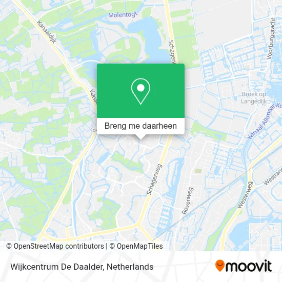 Wijkcentrum De Daalder kaart
