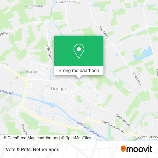 Vets & Pets kaart