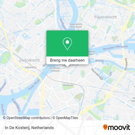 In De Kosterij kaart