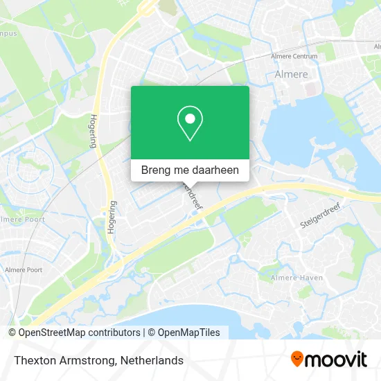 Thexton Armstrong kaart